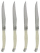 Laguiole Faux Ivory Steak Knives, Set of 4