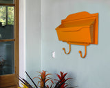 Mid Modern Asbury Horizontal Mailbox, Orange