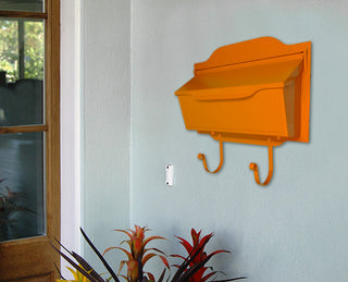 Mid Modern Asbury Horizontal Mailbox, Orange