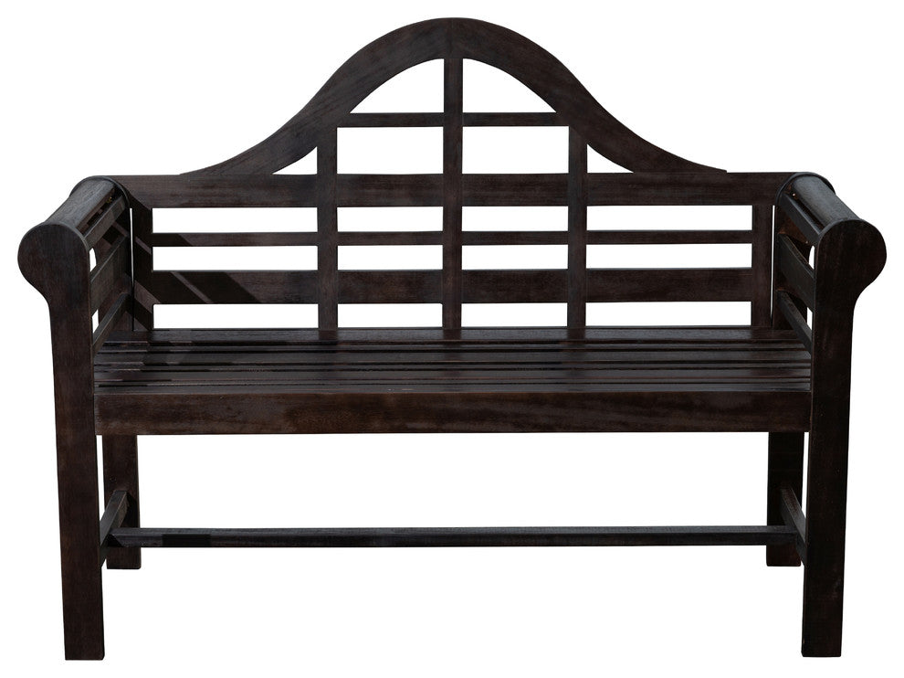 DTY Outdoor Living Broadmoor Eucalyptus Garden Bench , Espresso