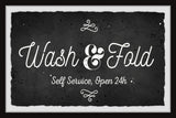 "Wash and Fold" Framed Painting Print, 24x16