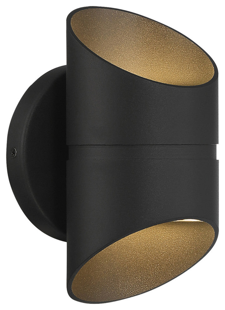 Access Lighting 20120LEDDMG Marino 2 Light 8" Tall LED Wall - Black