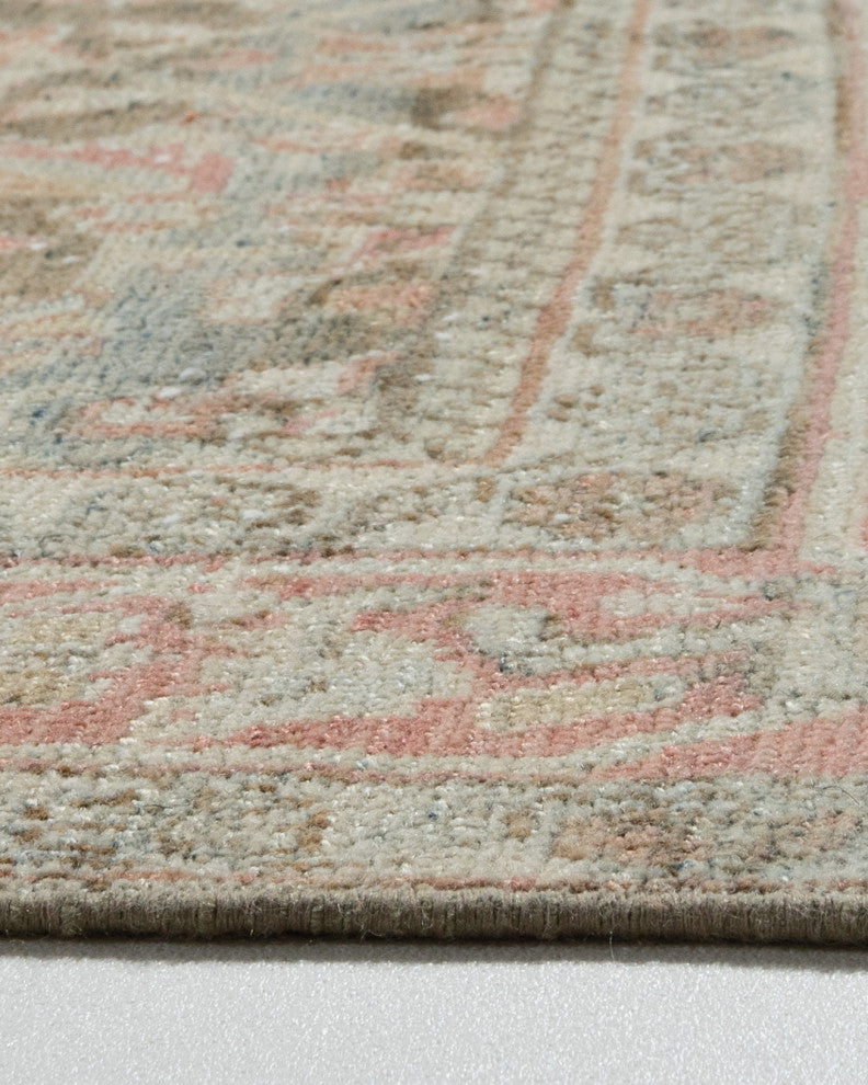 Vintage Distressed Persian Malayer Runner, 3'1x12'9