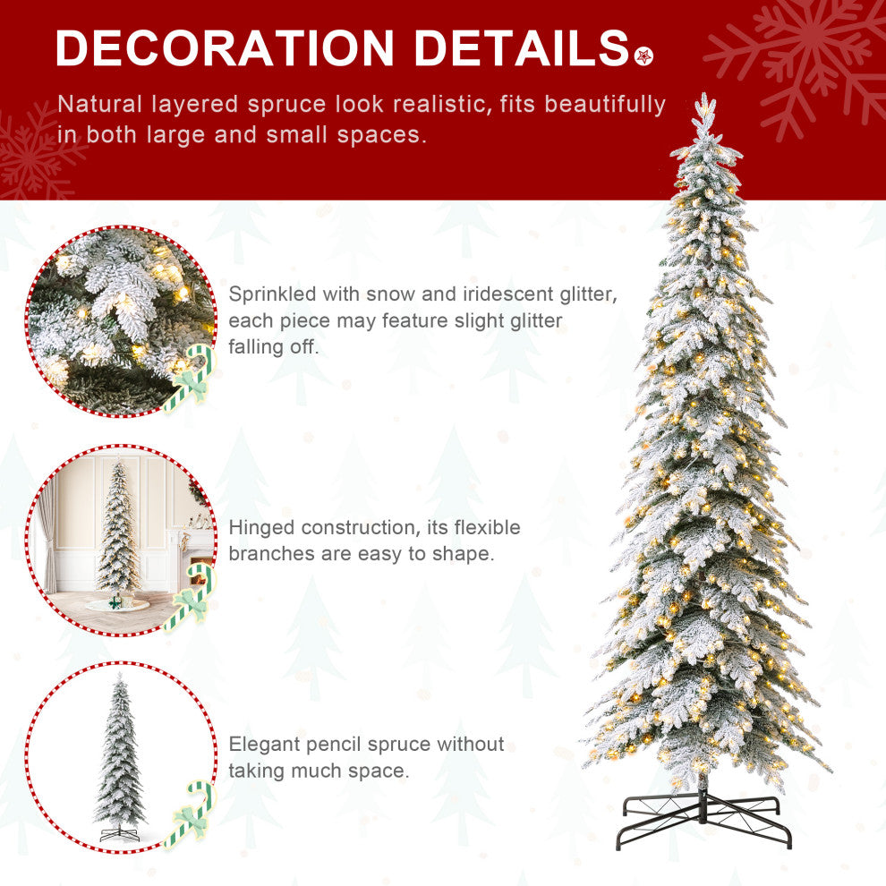 11' Pre-Lit Artificial Christmas Tree