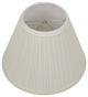 Fenchel Shades 5"x10"x8" Bulb Clip Attachment Empire Lamp Shade, Pleated M