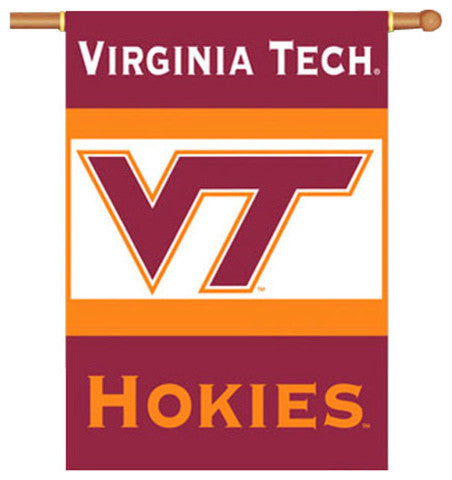 Virginia Tech, 28"x40" 2-sided NCAA Banner
