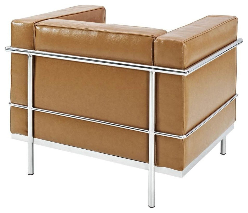 Modway Charles Grande Armchair, Tan