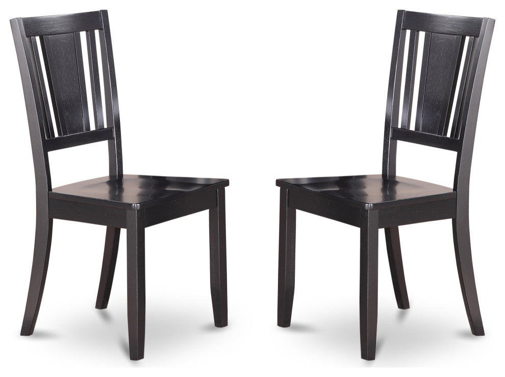 Shdu5-Blk-W 5-Piece kitchen Table Set For 4-Dining Table And 4 Dining Chairs
