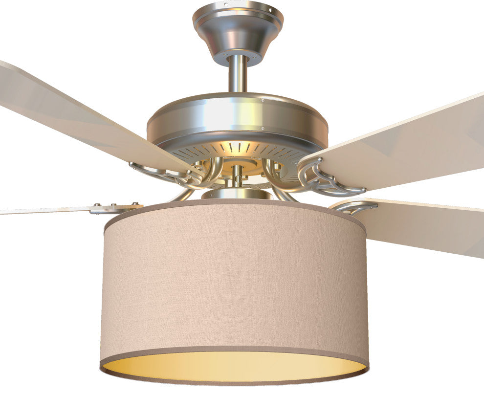 Fantastic Ceiling Fan Shade and Clips Bundle, Moca