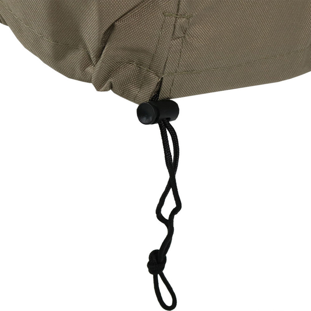 Sunndyaze Heavy-Duty Khaki Firewood Log Rack Cover, Cover Only, 5''