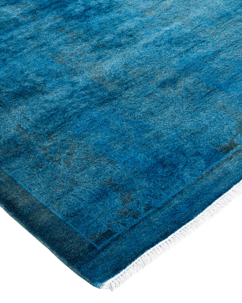 Fine Vibrance, One-of-a-Kind Handmade Area Rug Blue, 17'4"x12'4"