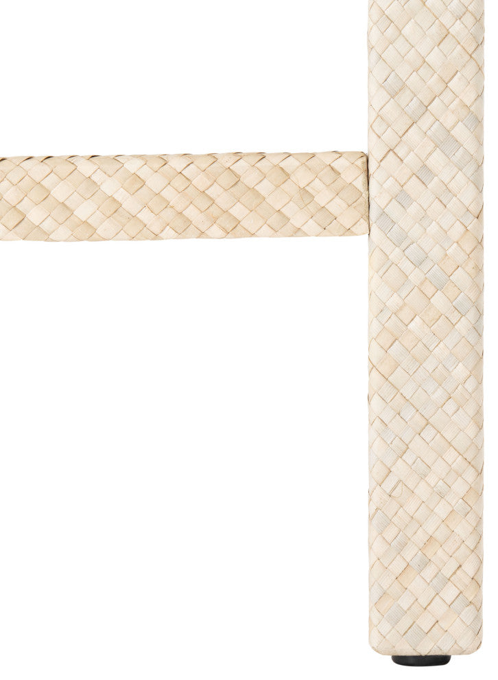 Safavieh Apis Raffia 2 Shelf Accent Table, Light Natural