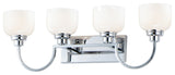Maxim 26064WT Swale 4 Light 31"W Bathroom Vanity Light - Polished Chrome
