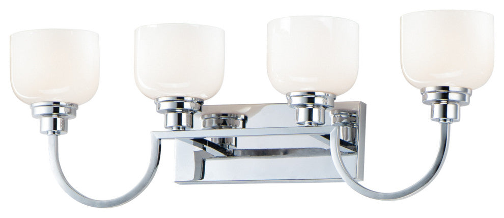 Maxim 26064WT Swale 4 Light 31"W Bathroom Vanity Light - Polished Chrome