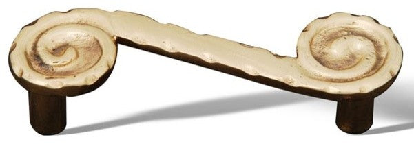 Polished Brass RKI Waves Pull, RKICP407