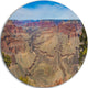 Grand Canyon National Park, Landscape Disc Metal Artwork, 11"