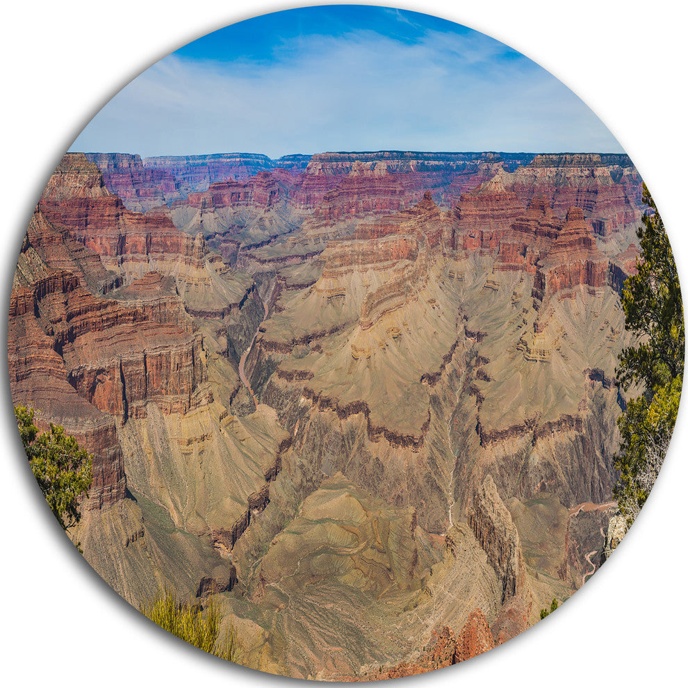 Grand Canyon National Park, Landscape Disc Metal Artwork, 11"