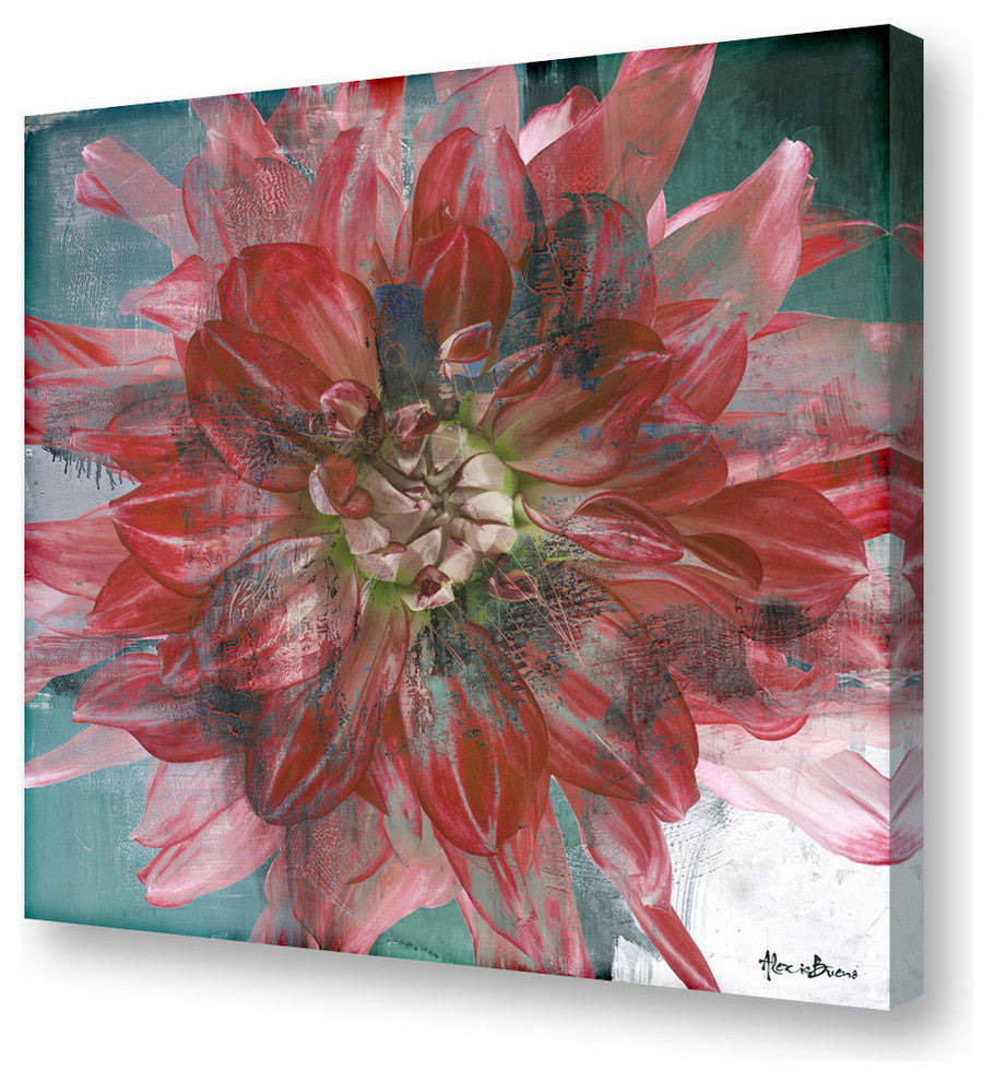 Painted Petals XXXI Canvas Wall Art 4-Piece Set