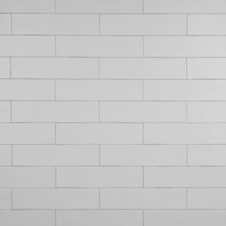 Chester Ceramic Wall Tile, Matte Bianco