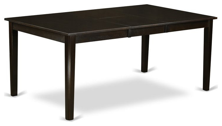 9-Piece Dining Set, Table With Self Storing 8 Parson Chair, Brown Color