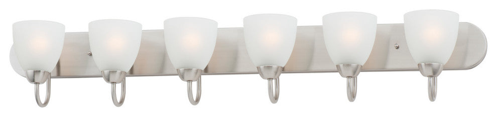 Maxim Axis Six Light Bath Vanity 11386FTSN
