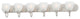 Maxim Axis Six Light Bath Vanity 11386FTSN