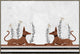 Whippet Garden White, Giclee Reproduction Artwork