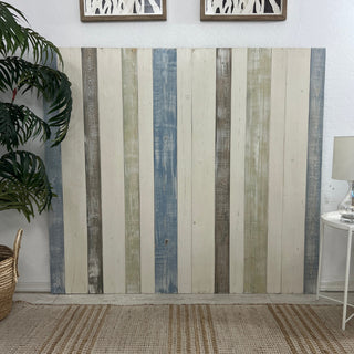 Handcrafted Headboard, Leaner Style, Farmhouse Mix, Full