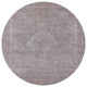 Ahgly Company Indoor Round Mid-Century Modern Area Rugs, 4' Round