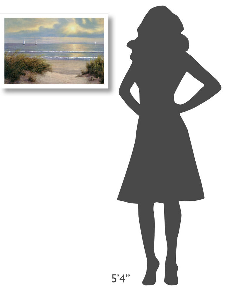 "Gentle Breeze" Digital Paper Print by Diane Romanello, 26"x18"