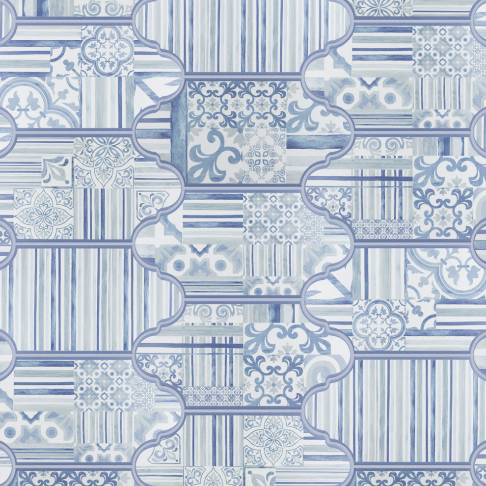 Royal Garden Provenzal Blue Porcelain Floor and Wall Tile