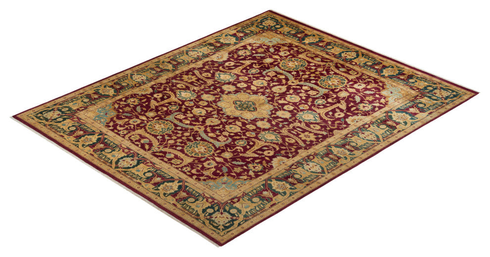 Mogul, One-of-a-Kind Hand-Knotted Area Rug Red, 8'2"x9'10"