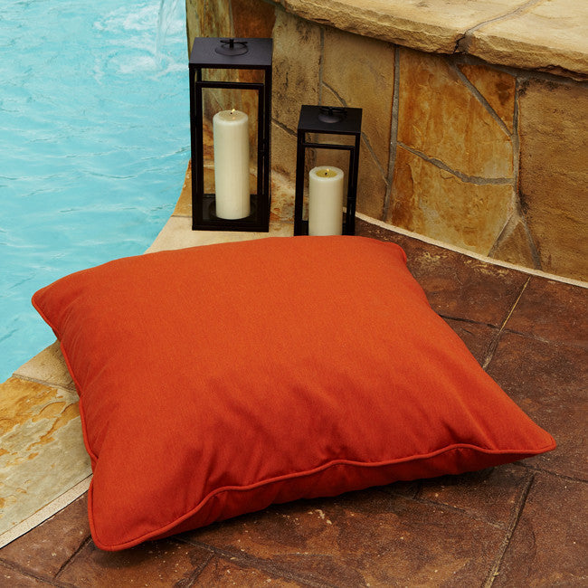Corrigan Sunbrella Outdoor Square Floor Pillow