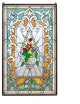20.25" x 34.25" Large Handcrafted glass window panel QA2034120