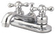 Kingston Brass 4" Centerset Bathroom Faucet w/Retail Pop-Up, Polished Chrome
