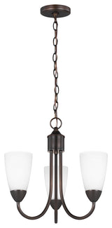 Seville 3-Light Chandelier, Burnt Sienna