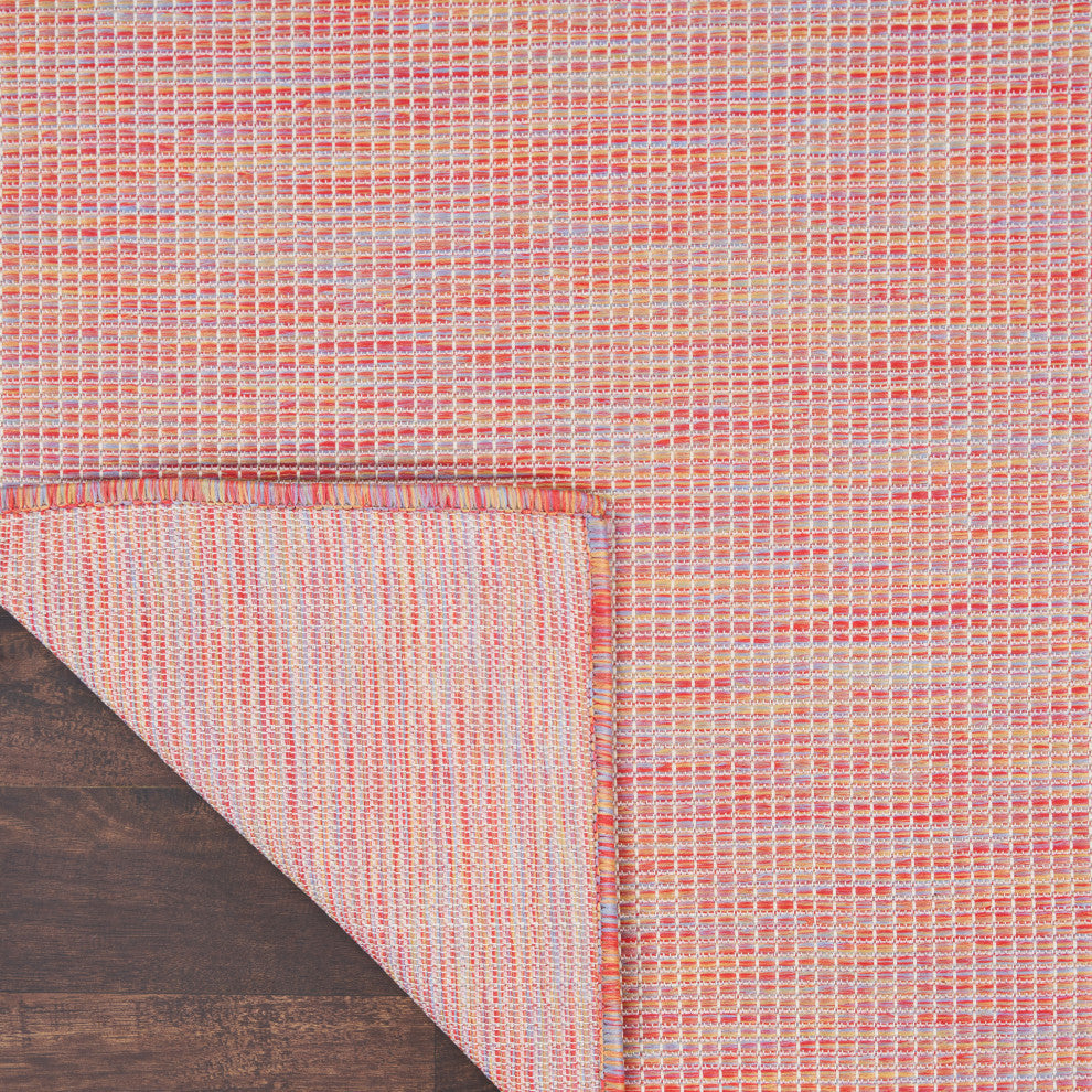 Nourison Positano Contemporary Area Rug, Rainbow, 9'x12'