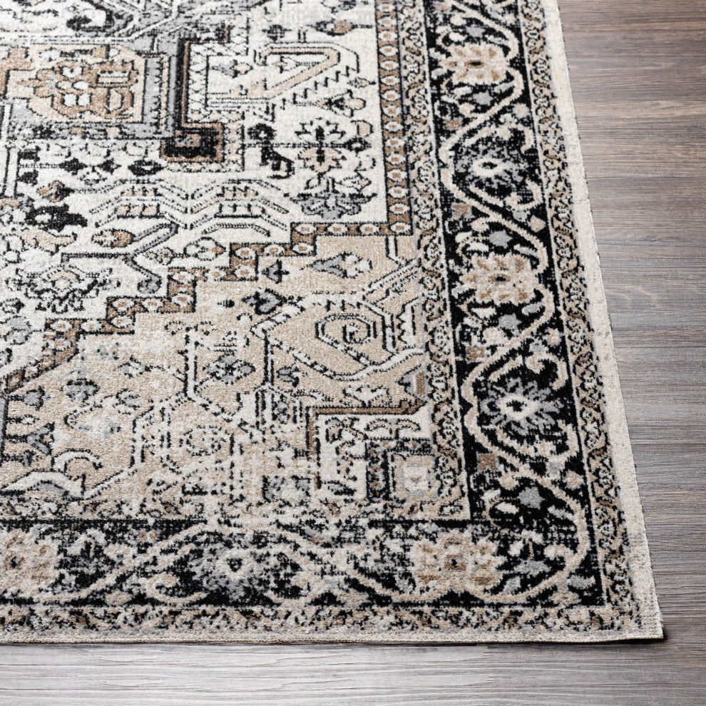 Lavadora LVR-2322 6'7" Round Machine Washable Rug