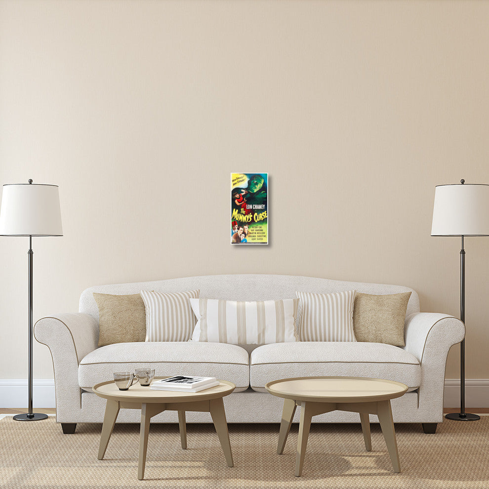 "Mummy's Curse" Stretched Canvas Giclee by Hollywood Photo Archive, 11x22"