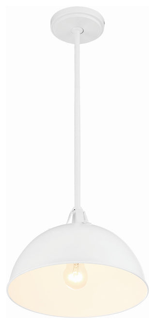 Soto 1-Light White Pendant