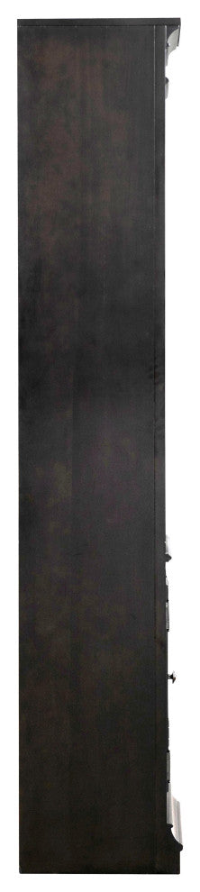 Roanoke Black Bookcase