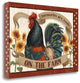 "Country Heart II Dots" By Janelle Penner, Giclee Print on Gallery Wrap Canvas