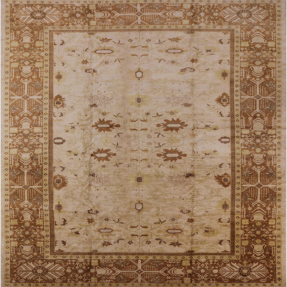 Ahgly Company Indoor Square Mid-Century Modern Area Rugs, 8' Square