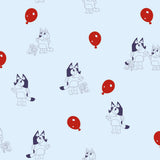 Bluey Keepy Uppy Blue Peel and Stick Wallpaper