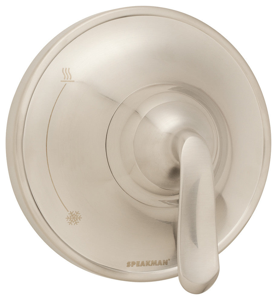 Caspian Pressure Balance Shower Valve Trim, Brushed Nickel