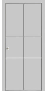 Bi-fold Doors 60 x 96 | Planum 0014 Grey Ash with  | Sturdy Tracks