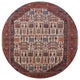 Ahgly Company Indoor Round Mid-Century Modern Area Rugs, 5' Round