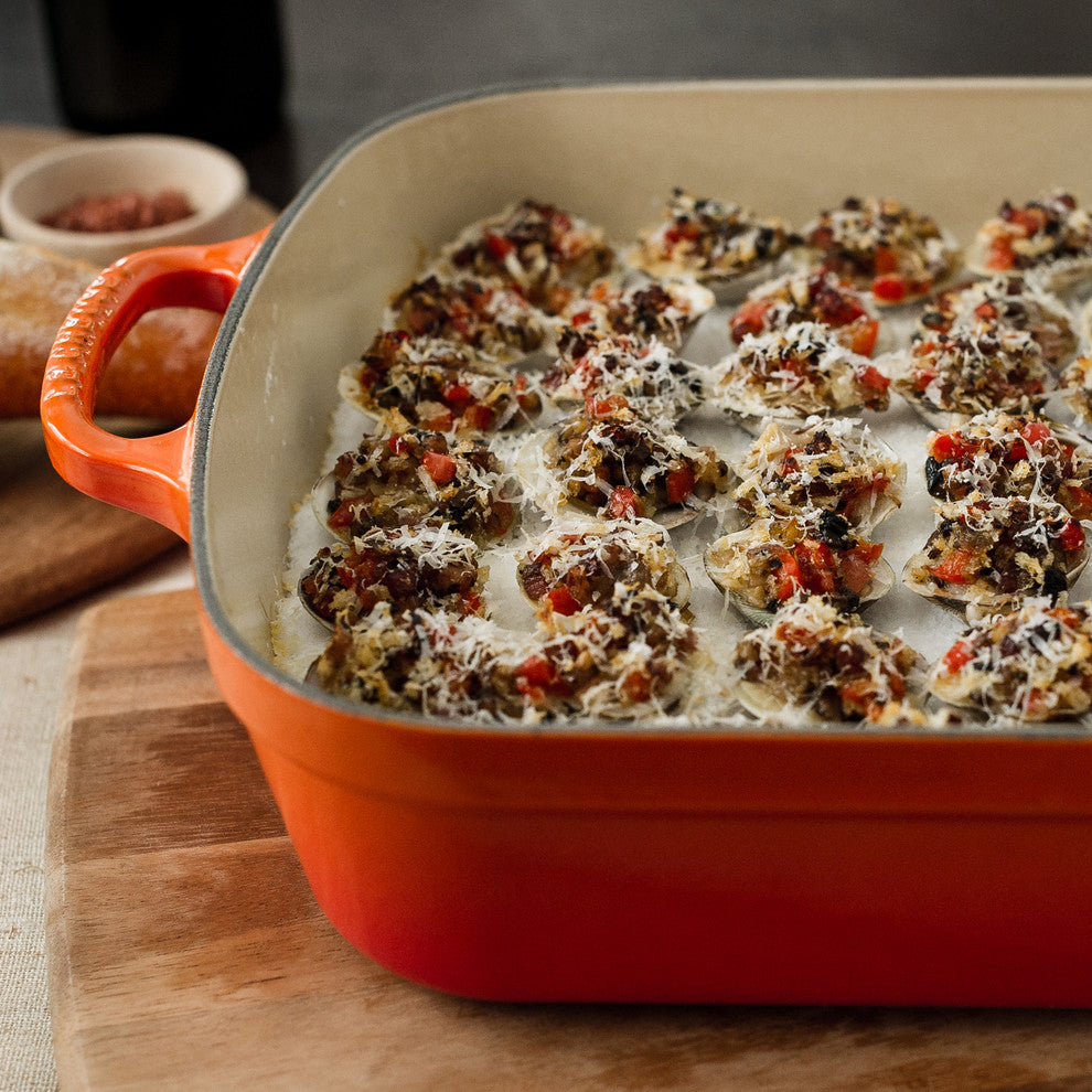 Le Creuset Signature Cast Iron Roaster, 33 cm, Volcanic