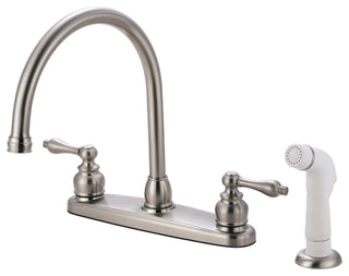 Kingston Brass Centerset Kitchen Faucet, Brushed Nickel