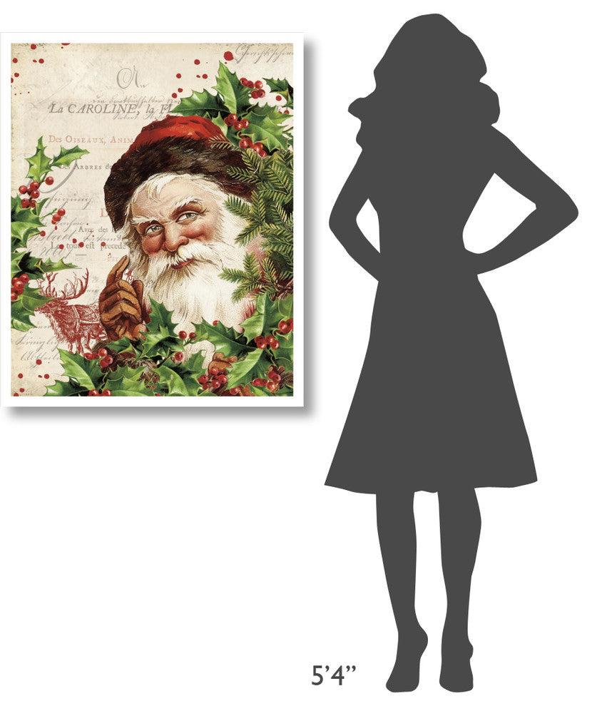 "Vintage Holiday IV" Digital Paper Print by Katie Pertiet, 30"x37"